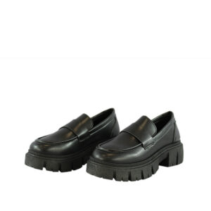 Platform Chunky Heel Ballerina Slip-On Shoes