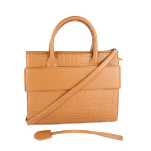 Real Leather Crocodile-Textured Shoulder Bags