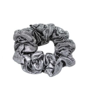Shimmering scrunchie with a textured finish