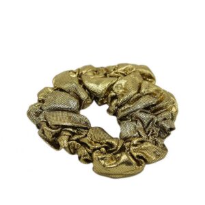 Shimmering scrunchie with a textured finish