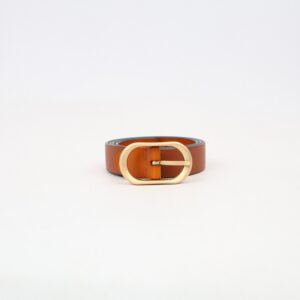 Metal womens belt with clean design and sturdy buckle for a polished everyday look.