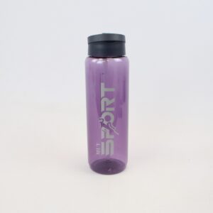 Water bottle with built-in straw lid, lightweight and suitable for everyday use.