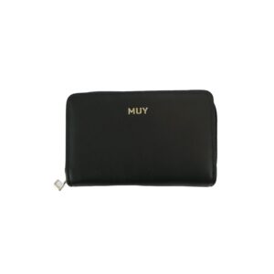 Classic zip around long wallet with spacious compartments for cards and cash.