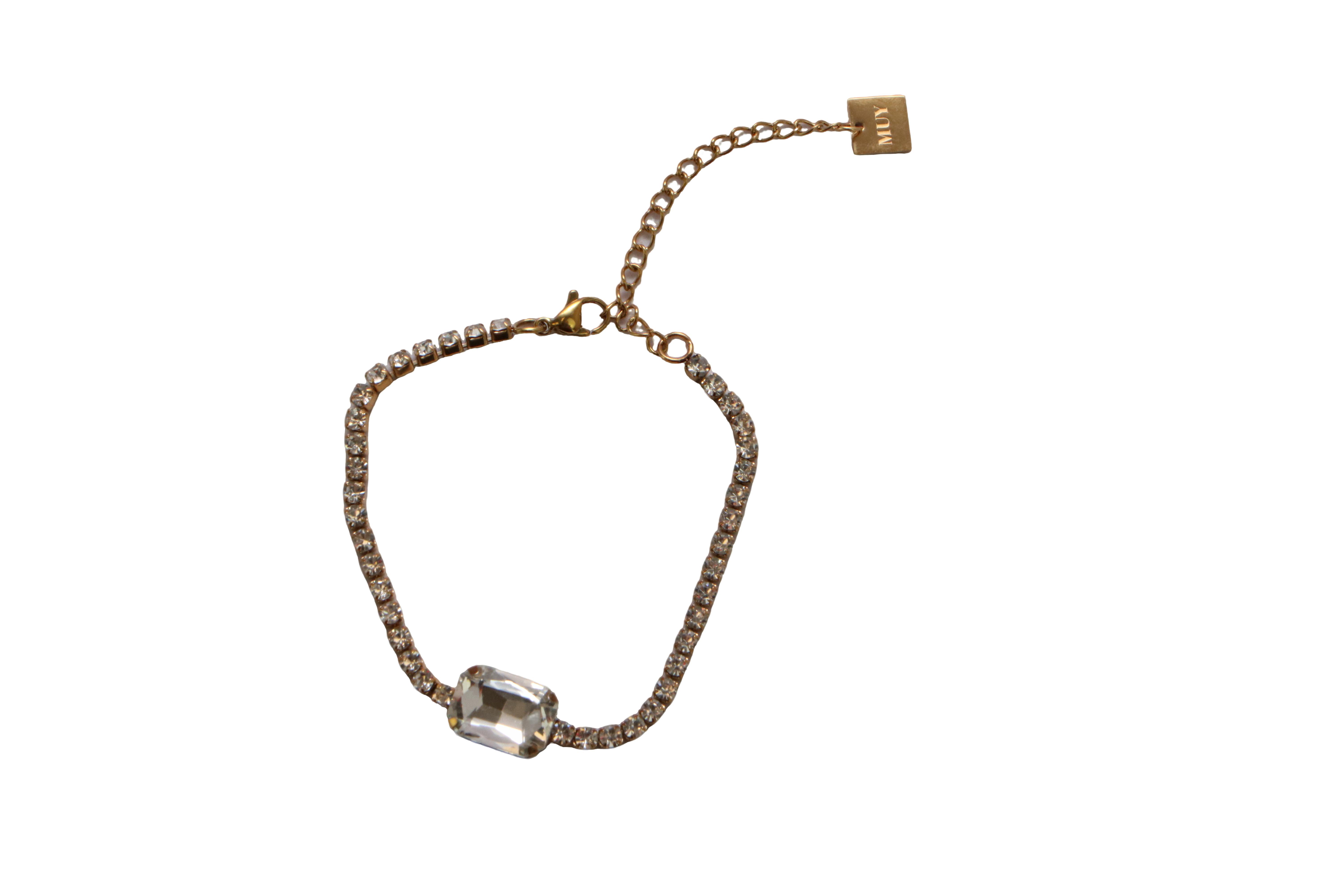 Stainless Steel 18k Gold Plated Chain Link Bracelet