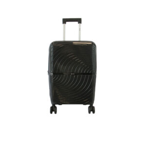 Hardshell Luggage with spinner wheels and textured design.