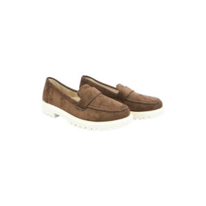 Classic Suede-Style Penny Loafers
