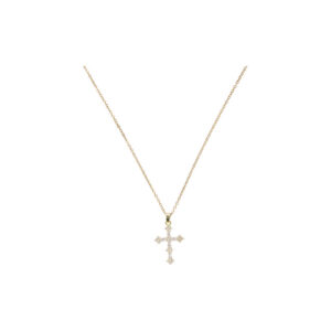 Crystal Cross Pendant Necklace