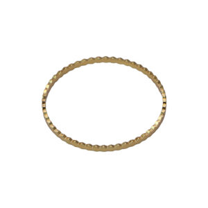 Gold Textured Stainless Steel Bracelet
