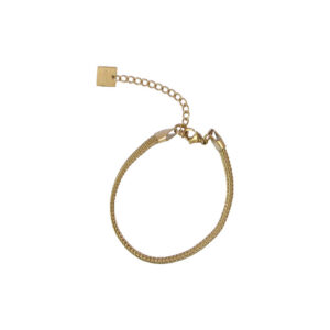 Stainless Steel Twisted Snake Chain Bracelet