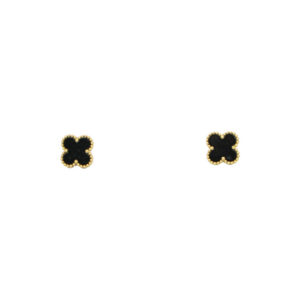 Stainless Steel Clover Stud Earrings