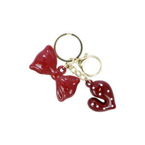 Cherry Heart Keychain