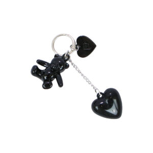 Acrylic Teddy Bear Keychain Set