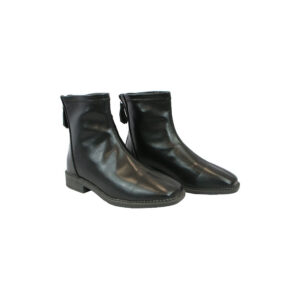 Stylish and versatile ankle boots with a back zipper closure