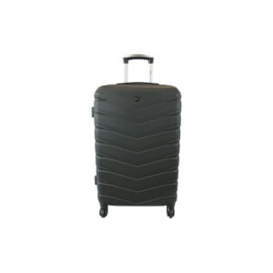 Hard shell luggage set with smooth spinner wheels for easy travel