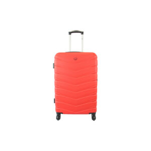 Hard shell luggage set with smooth spinner wheels for easy travel