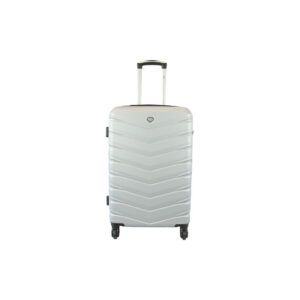 Hard shell luggage set with smooth spinner wheels for easy travel