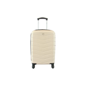 Hard shell luggage set with smooth spinner wheels for easy travel