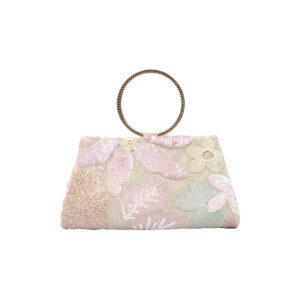 Embroidered Floral Frame Bag