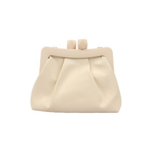 Ruched Frame Clutch