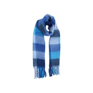 Brushed Check Winter Scarf