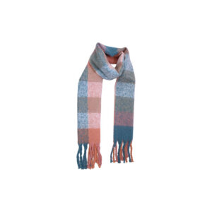 Oversized Brushed Check Scarf