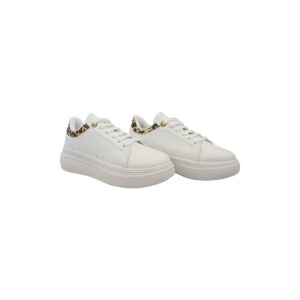 Contrast Trim Lace-Up Trainers