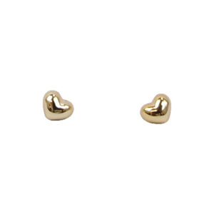 Gold Heart Stud Set