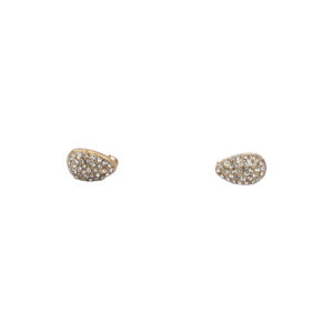 Crystal Heart Stud Earrings