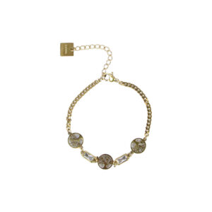 Stainless Steel Tree of Life Crystal Bracelet