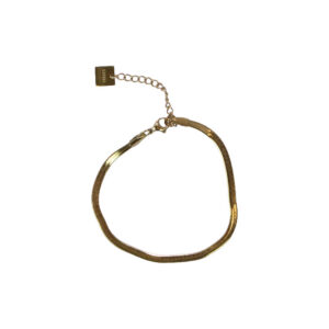 Gold tone Snake Chain Bracelet