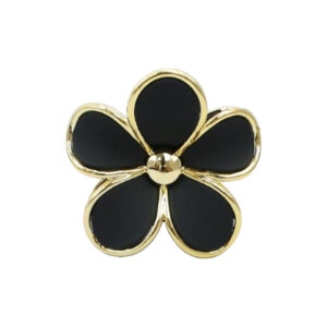 Floral Resin Hair Claw Clip