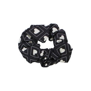 Heart Print Scrunchie