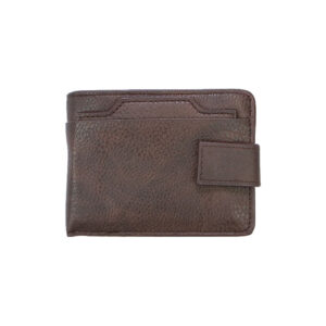 Men's Compact Wallet with Tab Closure