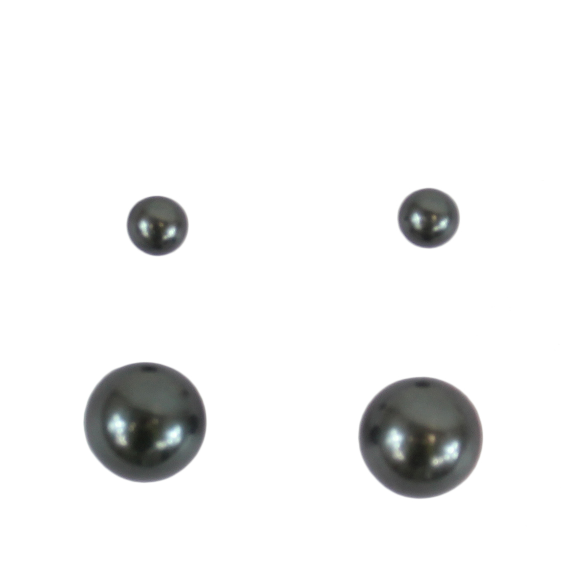 Matt plain pins (2 pairs)