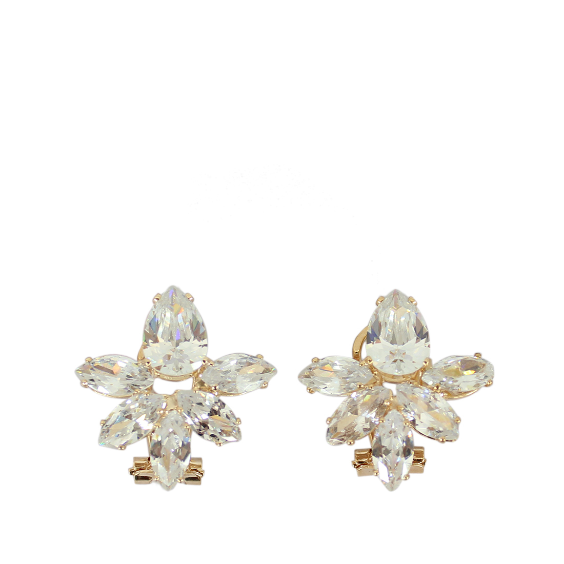 Shiny big diamonds flower