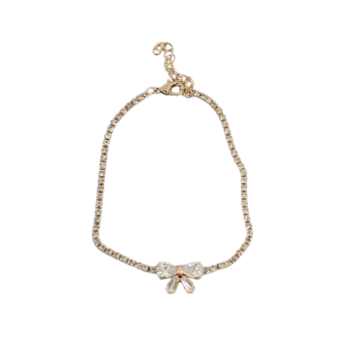Thin with tiny diamonds and bow