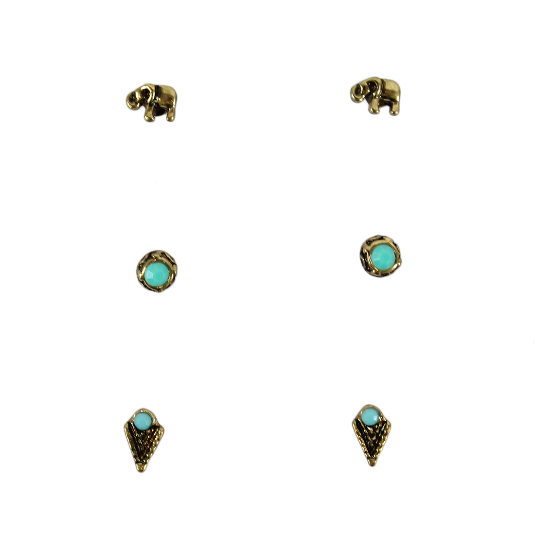 Three Pairs - Tiny with a touch colour