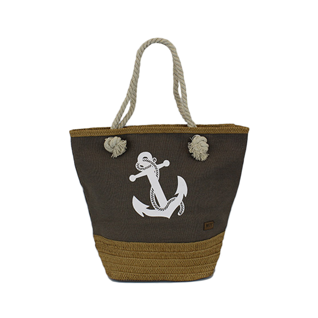 * Straw beach bags with anchor