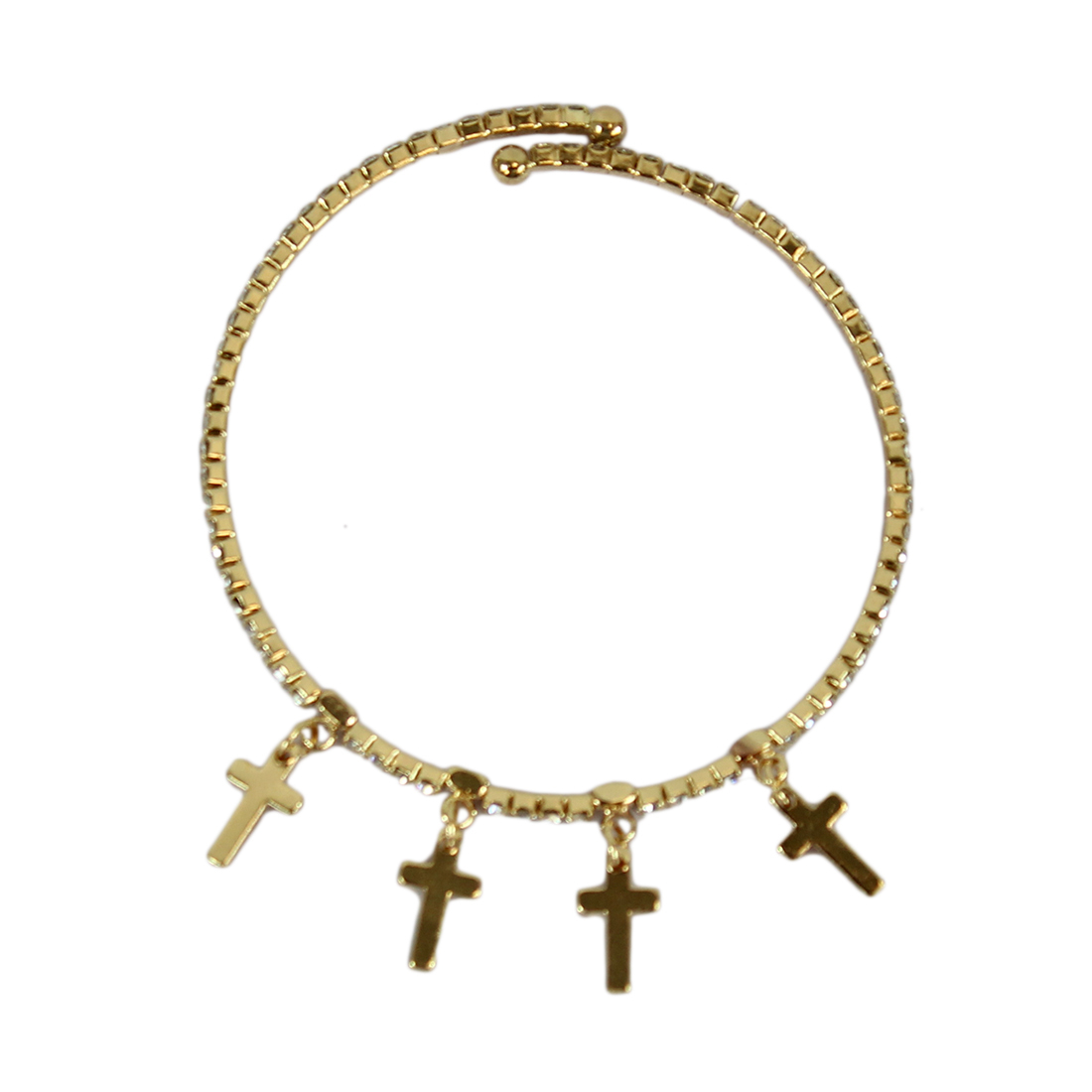 Tiny diamonds with crosses