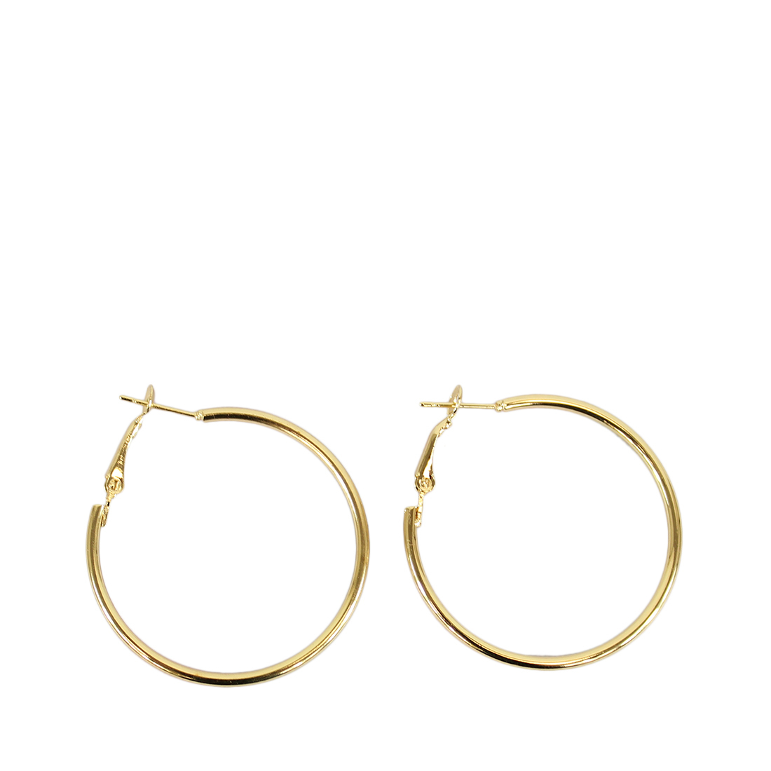 Plain hoop earrings small