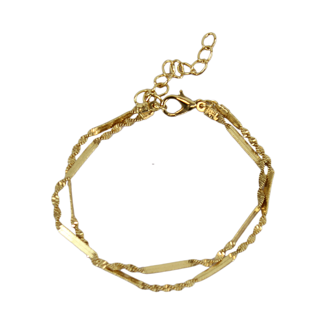 * Twist chain elegant bracelet