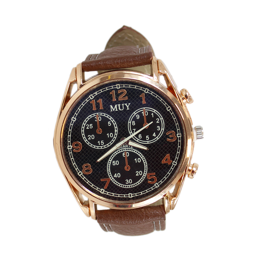 * Large face with leather strap