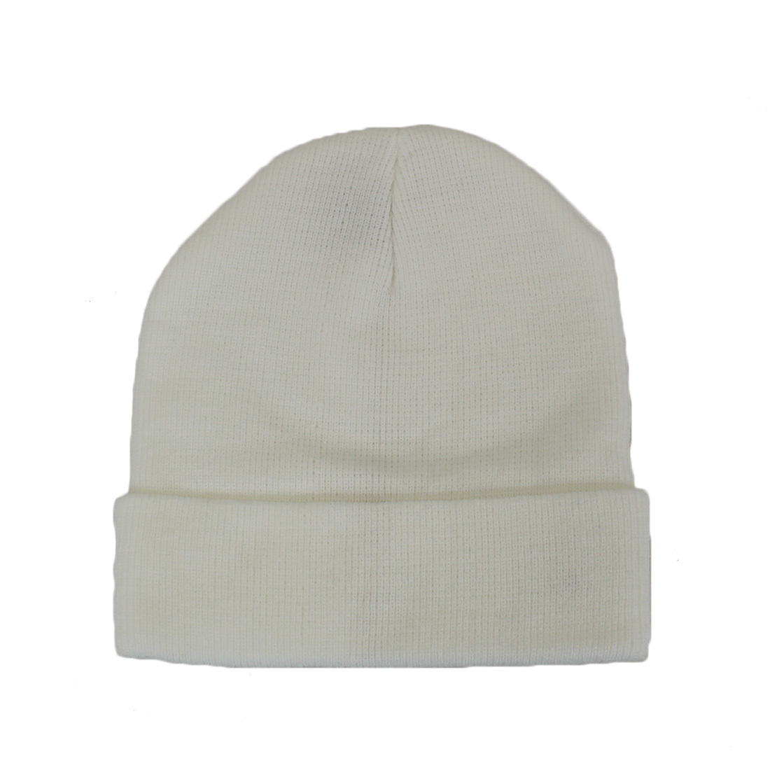 Plain knitted winter cap