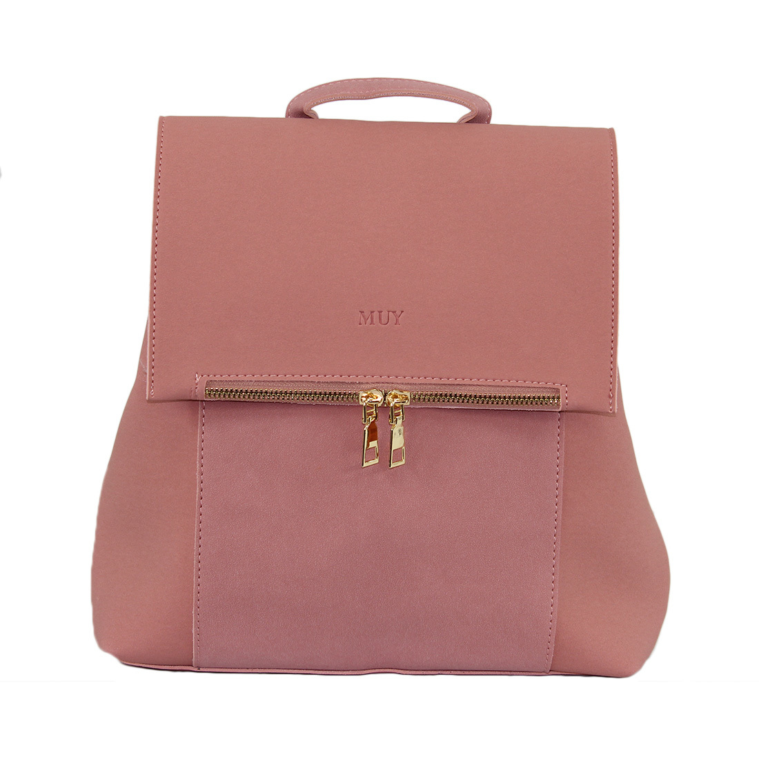 Slip infront with gold zipper