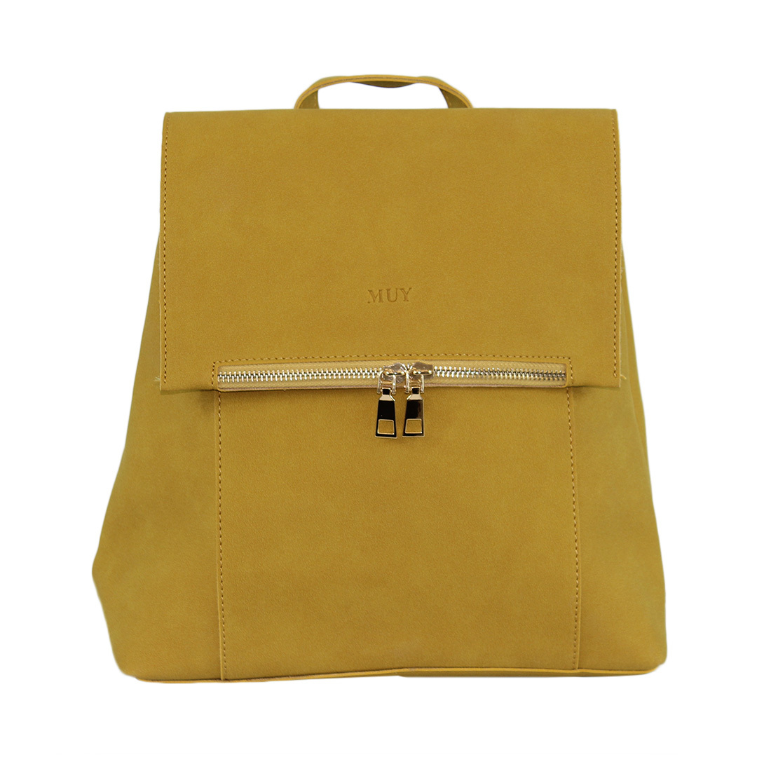 Slip infront with gold zipper