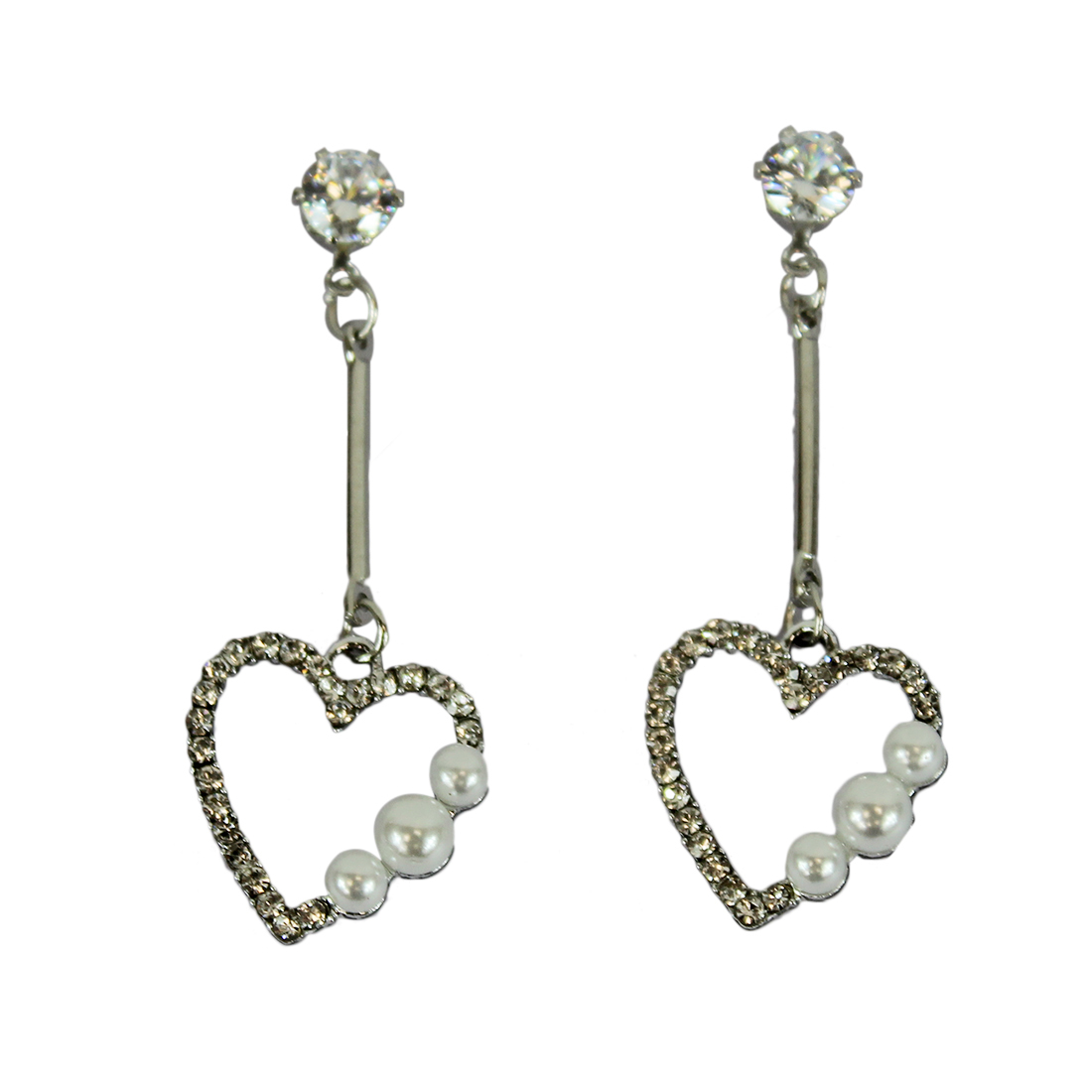 Star deisgn with small pearls & diamonds