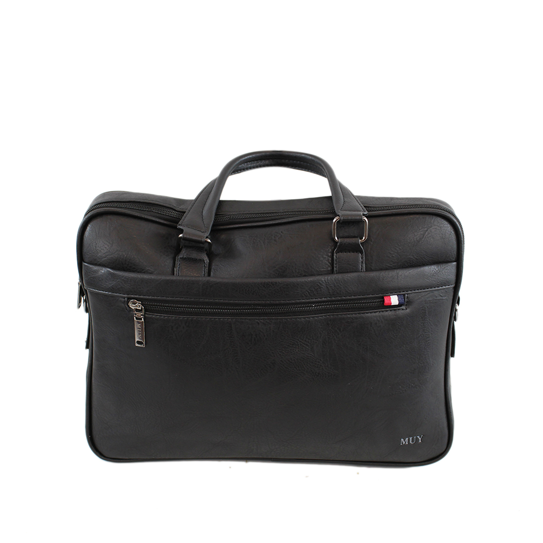 Classic leather briefcase laptop
