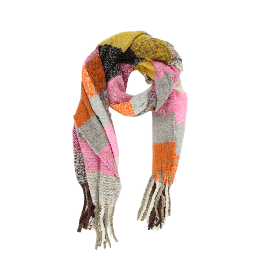 Big knit scarf