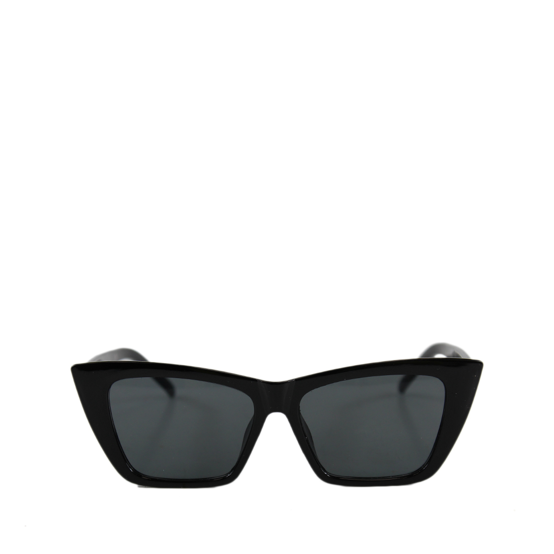 * Angled square cat eye sunglasses with