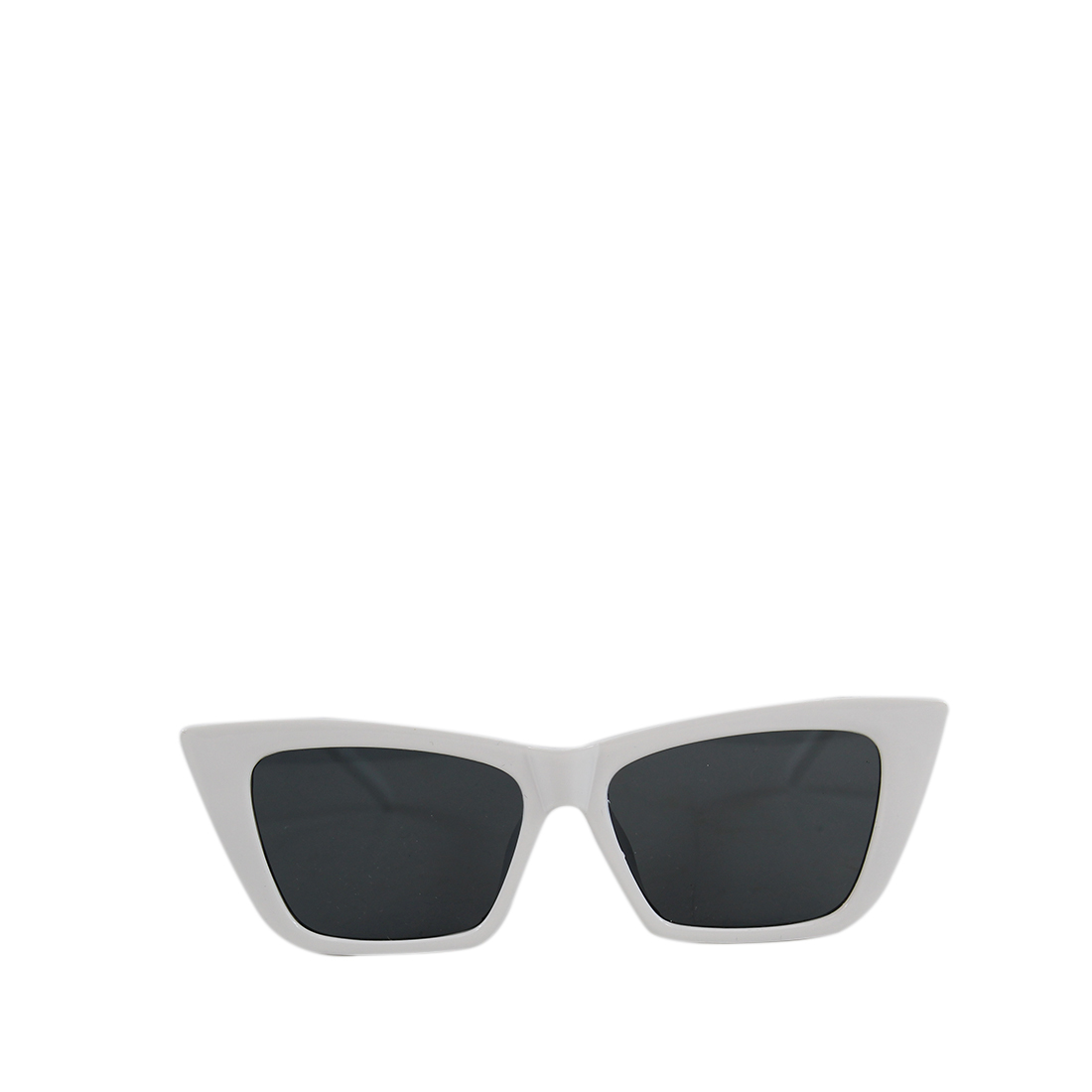 * Angled square cat eye sunglasses with